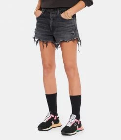 MOUSSY VINTAGE Short Shirley Denim Noir -Boutique UGG unnamed file 3885