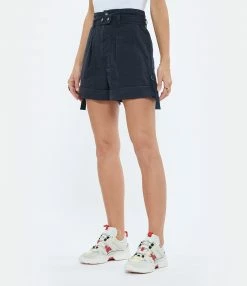 ISABEL MARANT ÉTOILE Short Kaloscoe Coton Noir Délavé -Boutique UGG unnamed file 3918