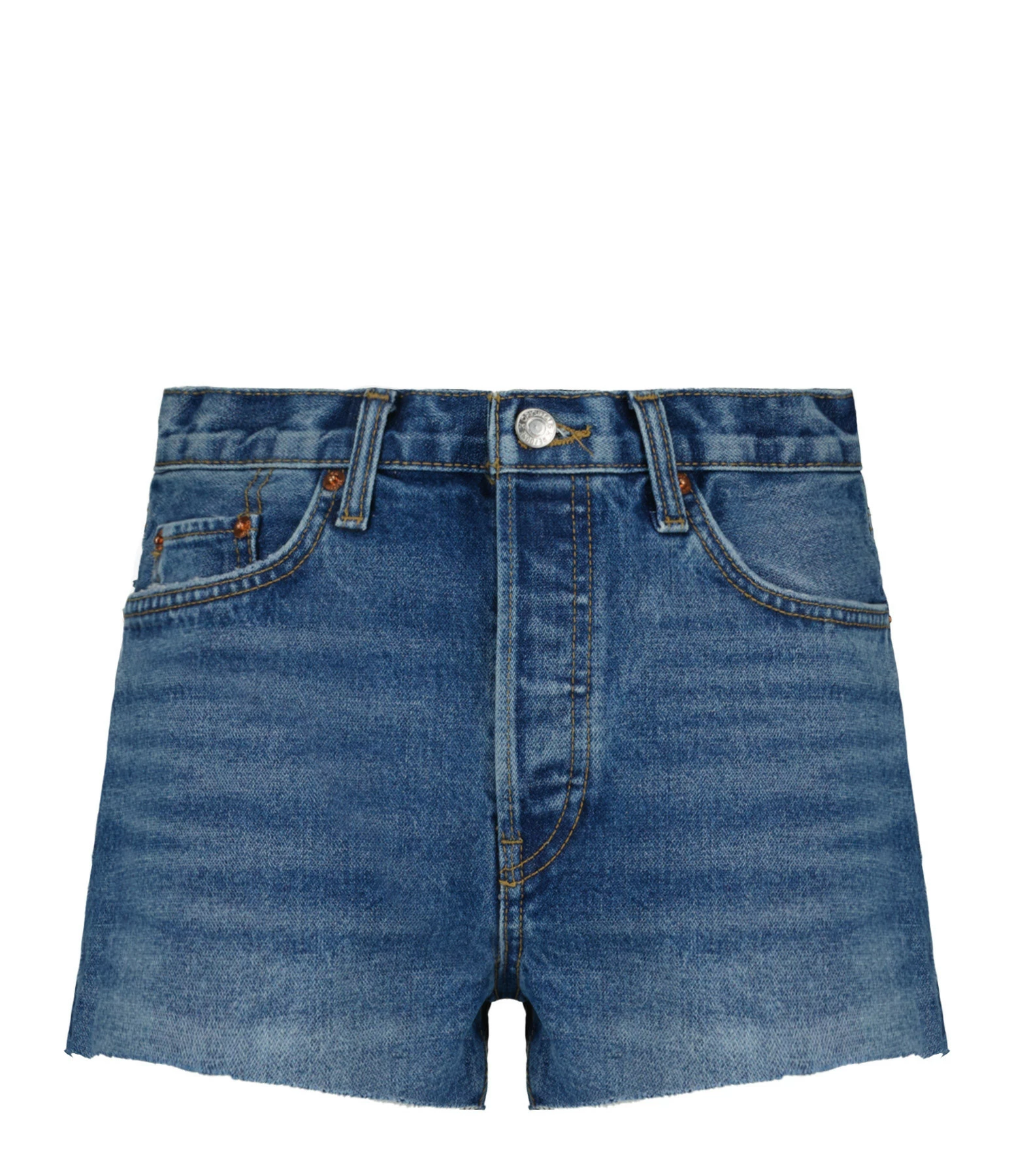 RE/DONE Short 70s High Rise Denim Bleu 1 RE/DONE Short 70s High Rise Denim Bleu