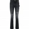 WASHINGTON DEE-CEE Jean Farmer Cropped Fit Regular Waist Denim Noir