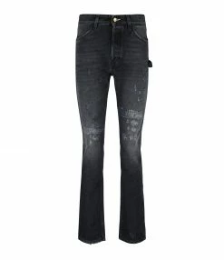 WASHINGTON DEE-CEE Jean Farmer Cropped Fit Regular Waist Denim Noir