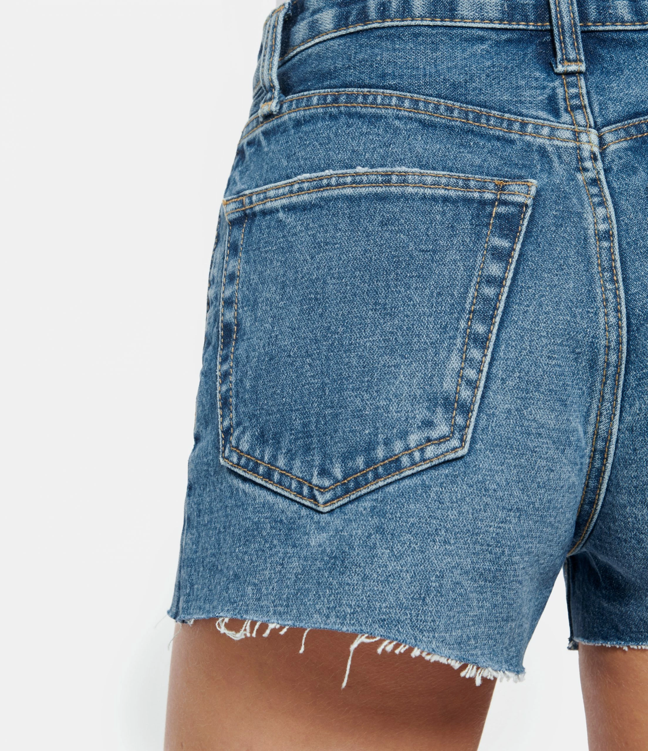 RE/DONE Short 70s High Rise Denim Bleu 6 RE/DONE Short 70s High Rise Denim Bleu - Image 6