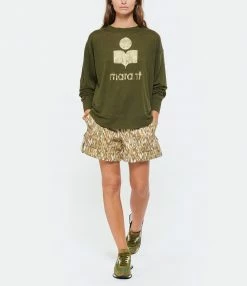 ISABEL MARANT ÉTOILE Short Kaloscoe Coton Imprimé Kaki -Boutique UGG unnamed file 3947