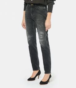 WASHINGTON DEE-CEE Jean Farmer Cropped Fit Regular Waist Denim Noir 9 WASHINGTON DEE-CEE Jean Farmer Cropped Fit Regular Waist Denim Noir -Boutique UGG unnamed file 395
