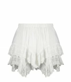 ISABEL MARANT ÉTOILE Short Locadi Coton Blanc