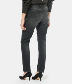 WASHINGTON DEE-CEE Jean Farmer Cropped Fit Regular Waist Denim Noir 10 WASHINGTON DEE-CEE Jean Farmer Cropped Fit Regular Waist Denim Noir -Boutique UGG unnamed file 396