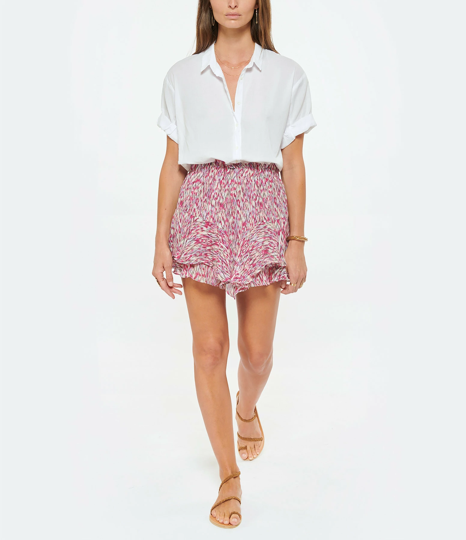ISABEL MARANT ÉTOILE Short Sornel Framboise 2 ISABEL MARANT ÉTOILE Short Sornel Framboise - Image 2