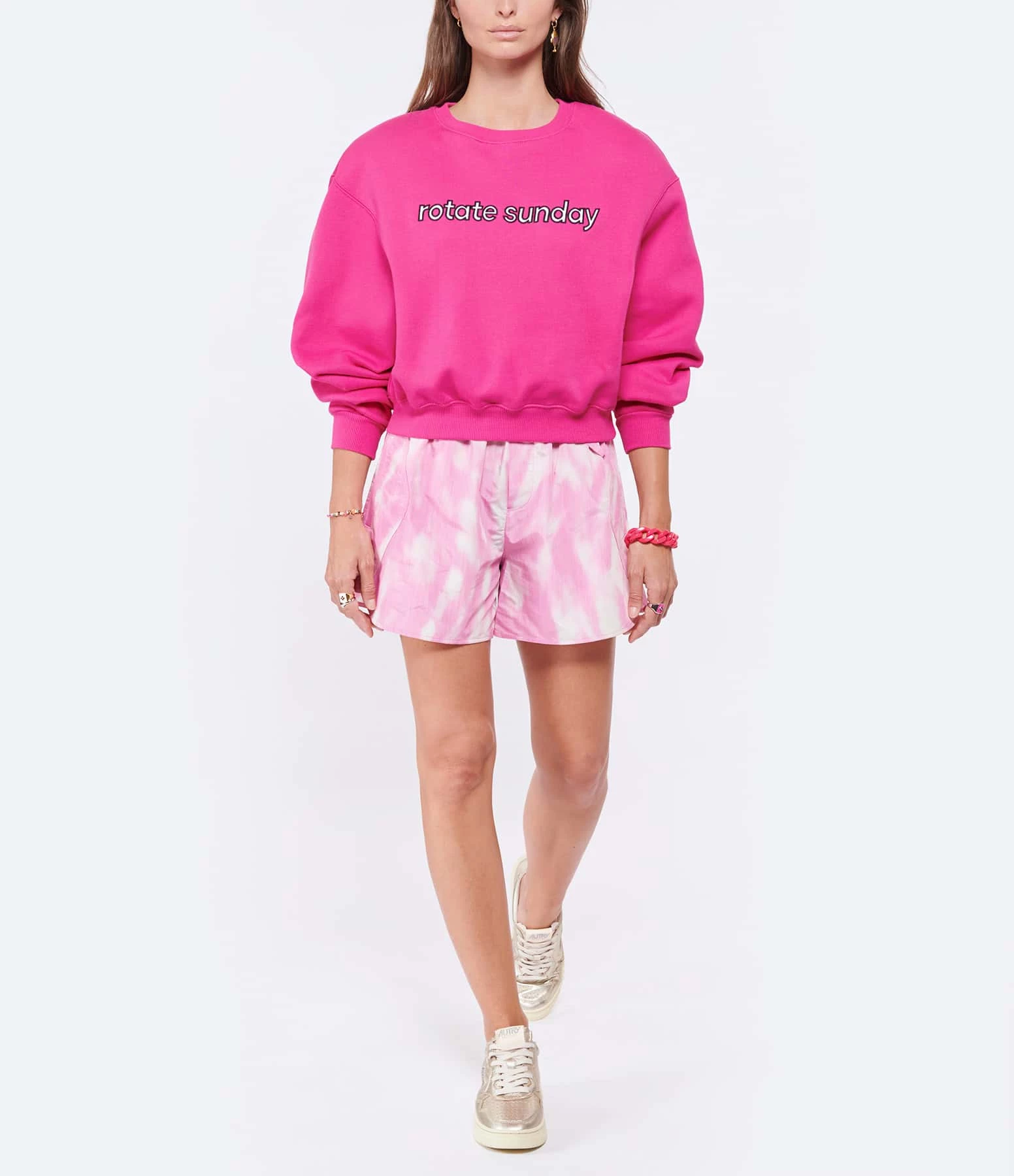 GANNI Short Crispy Shell Rose 3 GANNI Short Crispy Shell Rose - Image 3