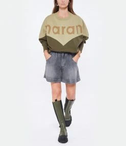 ISABEL MARANT ÉTOILE Short Titea Coton Gris -Boutique UGG unnamed file 3973
