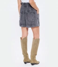 ISABEL MARANT ÉTOILE Short Titea Coton Gris -Boutique UGG unnamed file 3975