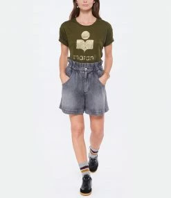 ISABEL MARANT ÉTOILE Short Titea Coton Gris -Boutique UGG unnamed file 3976