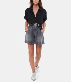 ISABEL MARANT ÉTOILE Short Titea Coton Gris -Boutique UGG unnamed file 3979