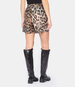 GANNI Short Sheer Voile Léopard -Boutique UGG unnamed file 4034