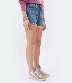 MOTHER Short The Tomcat Kick Fray Denim Playing With Scissor -Boutique UGG unnamed file 4047