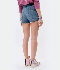 MOTHER Short The Tomcat Kick Fray Denim Playing With Scissor -Boutique UGG unnamed file 4048