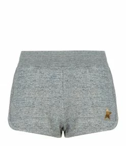 GOLDEN GOOSE Short Diana Coton Gris