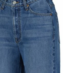 Alternative view of MOTHER Jean HW Double Stack Ankle Denim Delicious Memorie