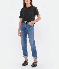 LOULOU STUDIO Jean Wular Droit Coton Bleu Délavé 13 LOULOU STUDIO Jean Wular Droit Coton Bleu Délavé -Boutique UGG unnamed file 451
