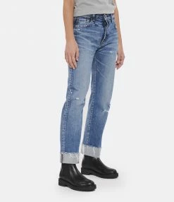 MOUSSY VINTAGE Jean Franconia Straight Denim Bleu -Boutique UGG unnamed file 496