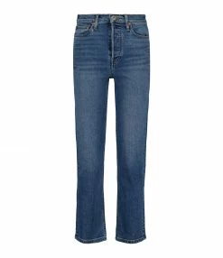 RE/DONE Jean 70s Stove Pipe Denim Bleu