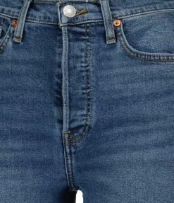 Alternative view of RE/DONE Jean 70s Stove Pipe Denim Bleu