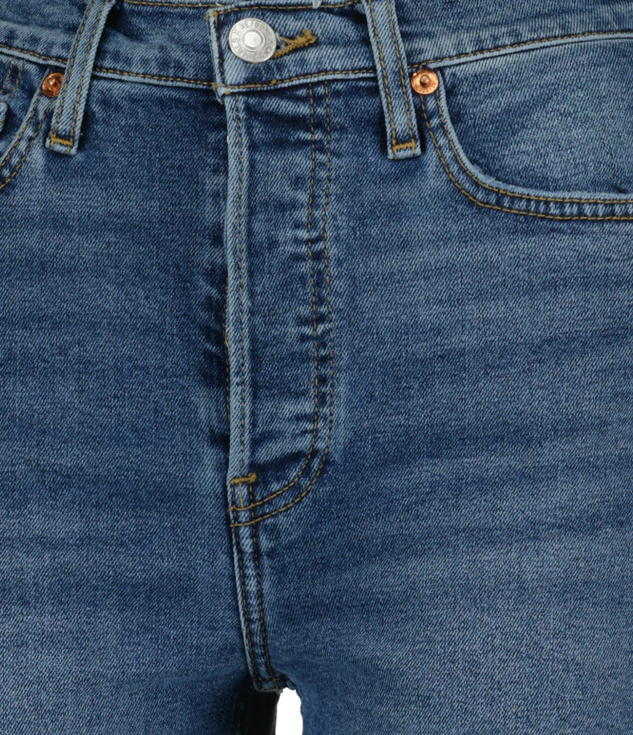 RE/DONE Jean 70s Stove Pipe Denim Bleu 2 RE/DONE Jean 70s Stove Pipe Denim Bleu - Image 2