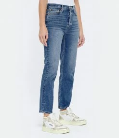 RE/DONE Jean 70s Stove Pipe Denim Bleu 8 RE/DONE Jean 70s Stove Pipe Denim Bleu -Boutique UGG unnamed file 514