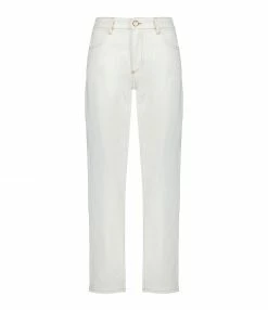 SEE BY CHLOE Jean Denim Coton Blanc