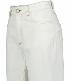 Alternative view of SEE BY CHLOE Jean Denim Coton Blanc