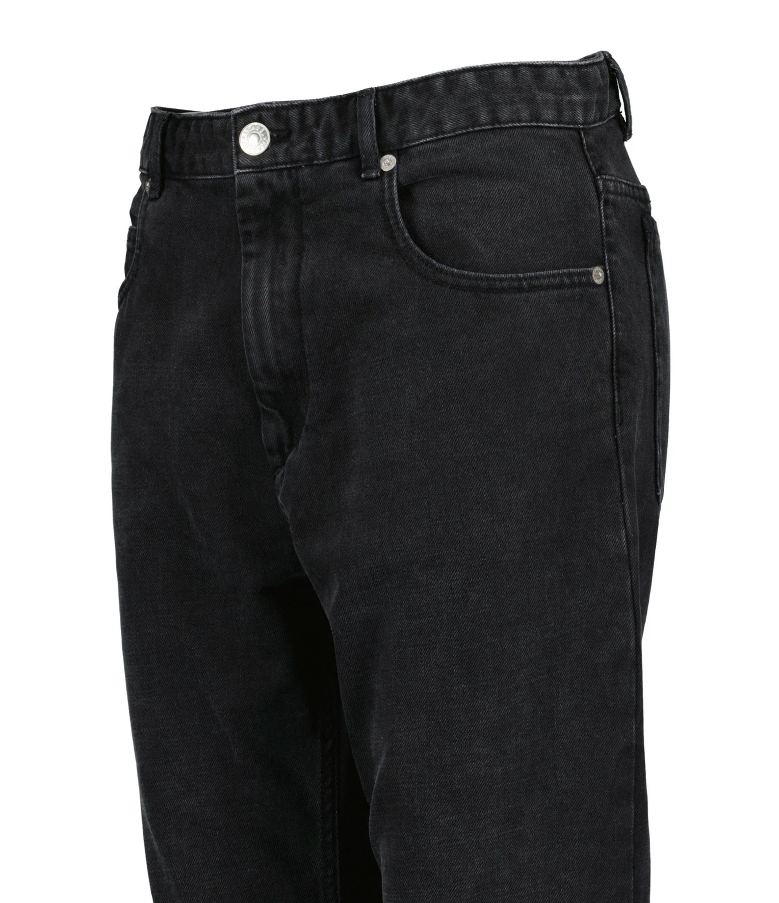ISABEL MARANT ÉTOILE Jean Neasr Coton Noir Délavé 2 ISABEL MARANT ÉTOILE Jean Neasr Coton Noir Délavé - Image 2