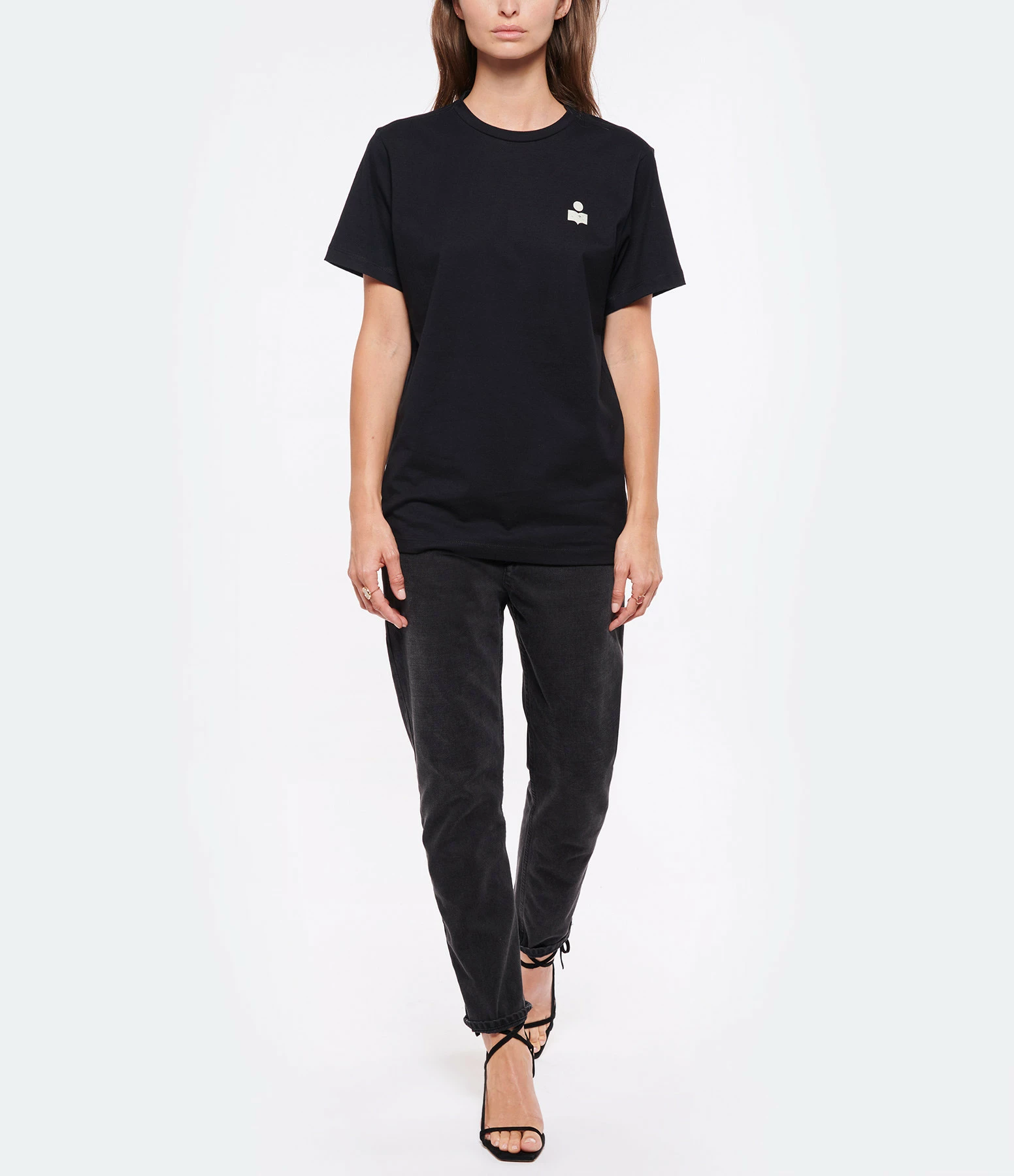 ISABEL MARANT ÉTOILE Jean Neasr Coton Noir Délavé 6 ISABEL MARANT ÉTOILE Jean Neasr Coton Noir Délavé - Image 6