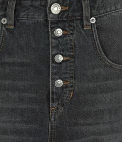 Alternative view of ISABEL MARANT ÉTOILE Jean Belden Coton Noir Délavé
