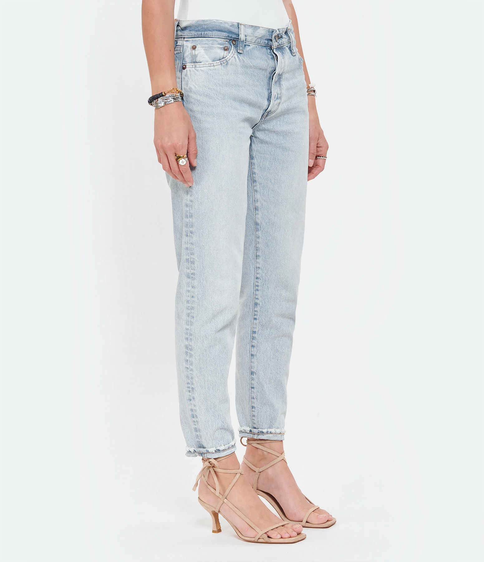 MOUSSY VINTAGE Jean Naval Tapered Denim Bleu Clair 6 MOUSSY VINTAGE Jean Naval Tapered Denim Bleu Clair - Image 6
