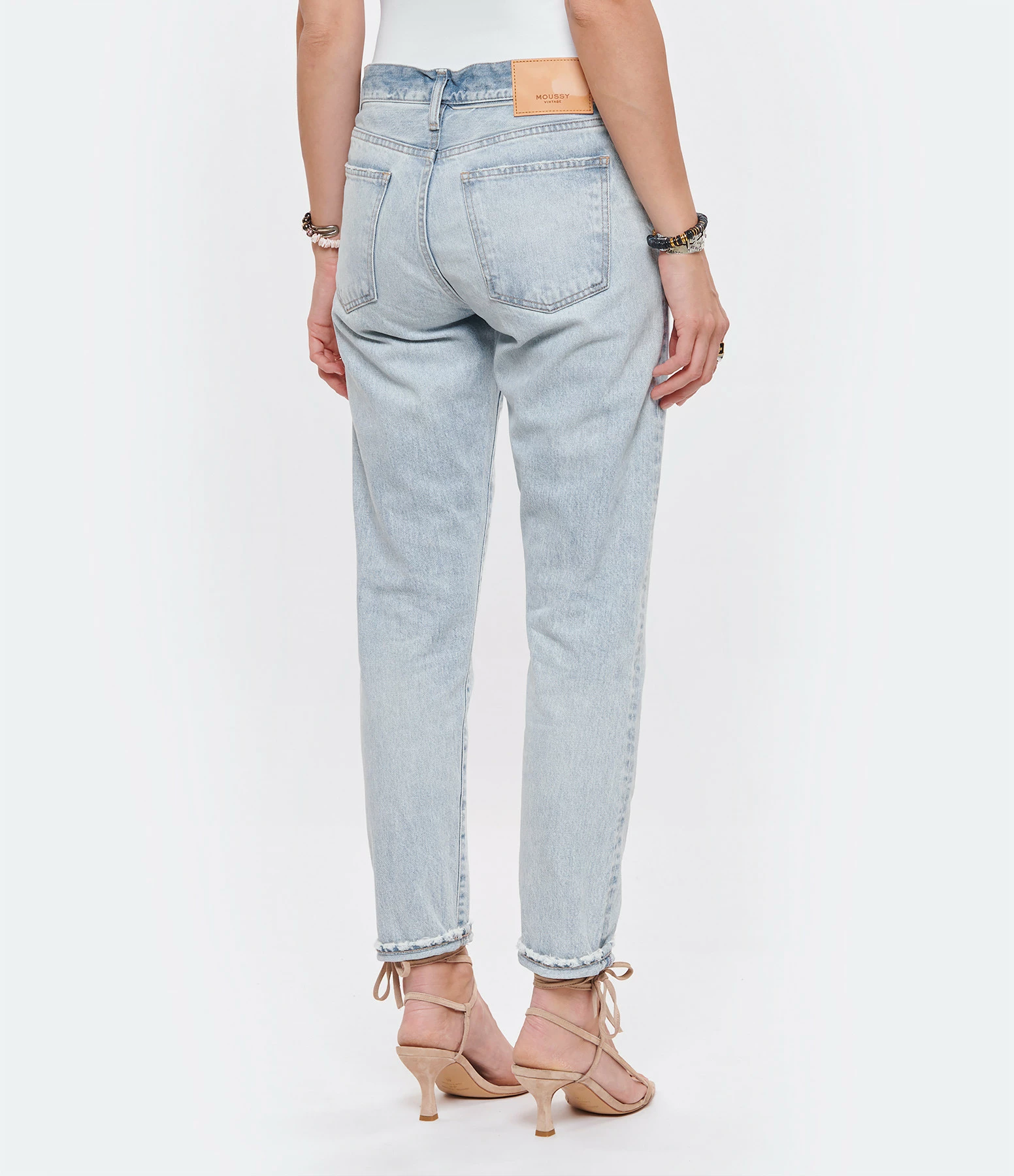 MOUSSY VINTAGE Jean Naval Tapered Denim Bleu Clair 7 MOUSSY VINTAGE Jean Naval Tapered Denim Bleu Clair - Image 7