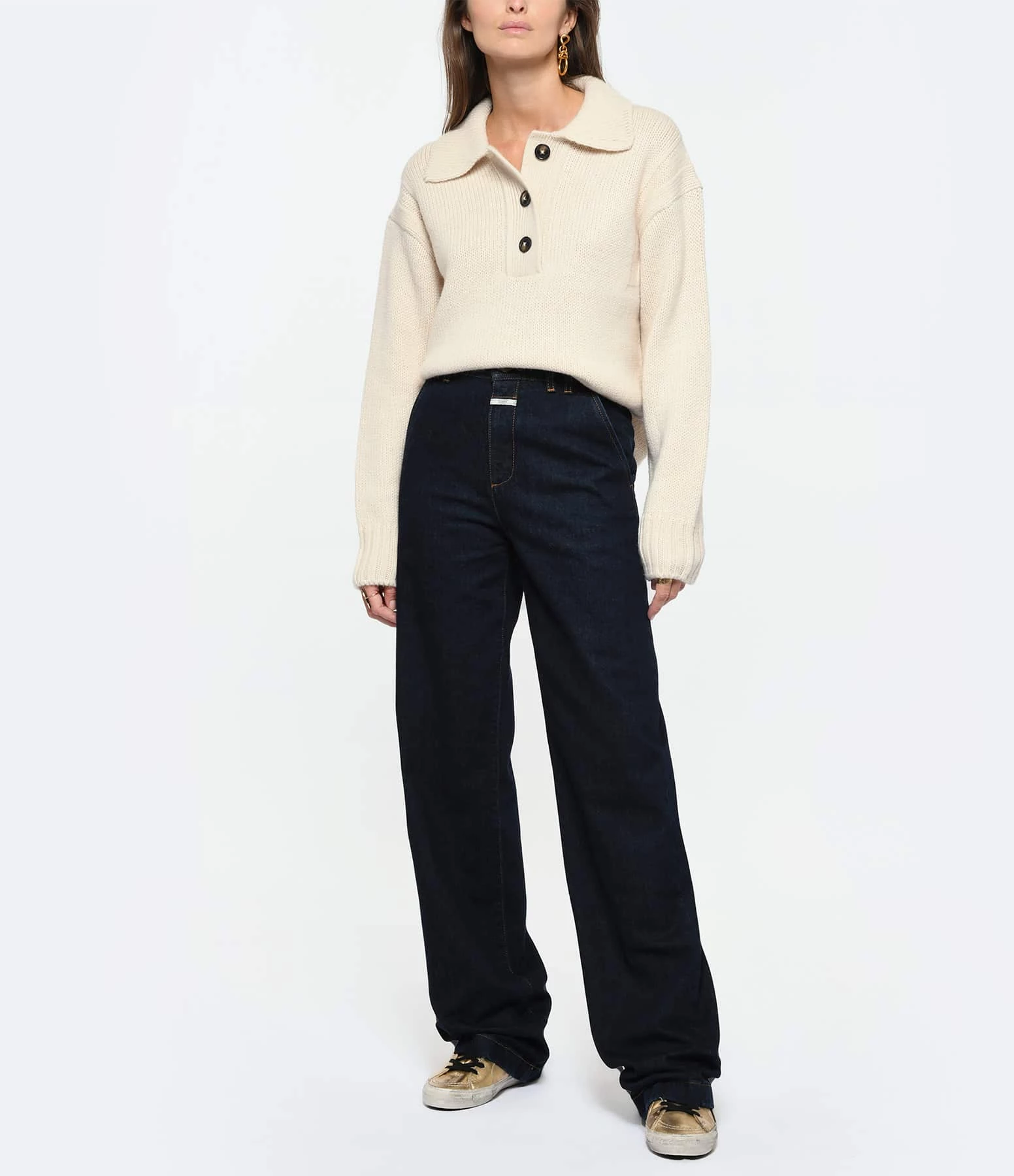 CLOSED Jean Large Braden Denim Bleu Foncé 3 CLOSED Jean Large Braden Denim Bleu Foncé - Image 3