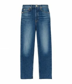 RE/DONE Jean 70s Stove Pipe Denim Bleu Indigo