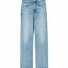 RE/DONE Jean 70s Crop Boot Denim Bleu Délavé