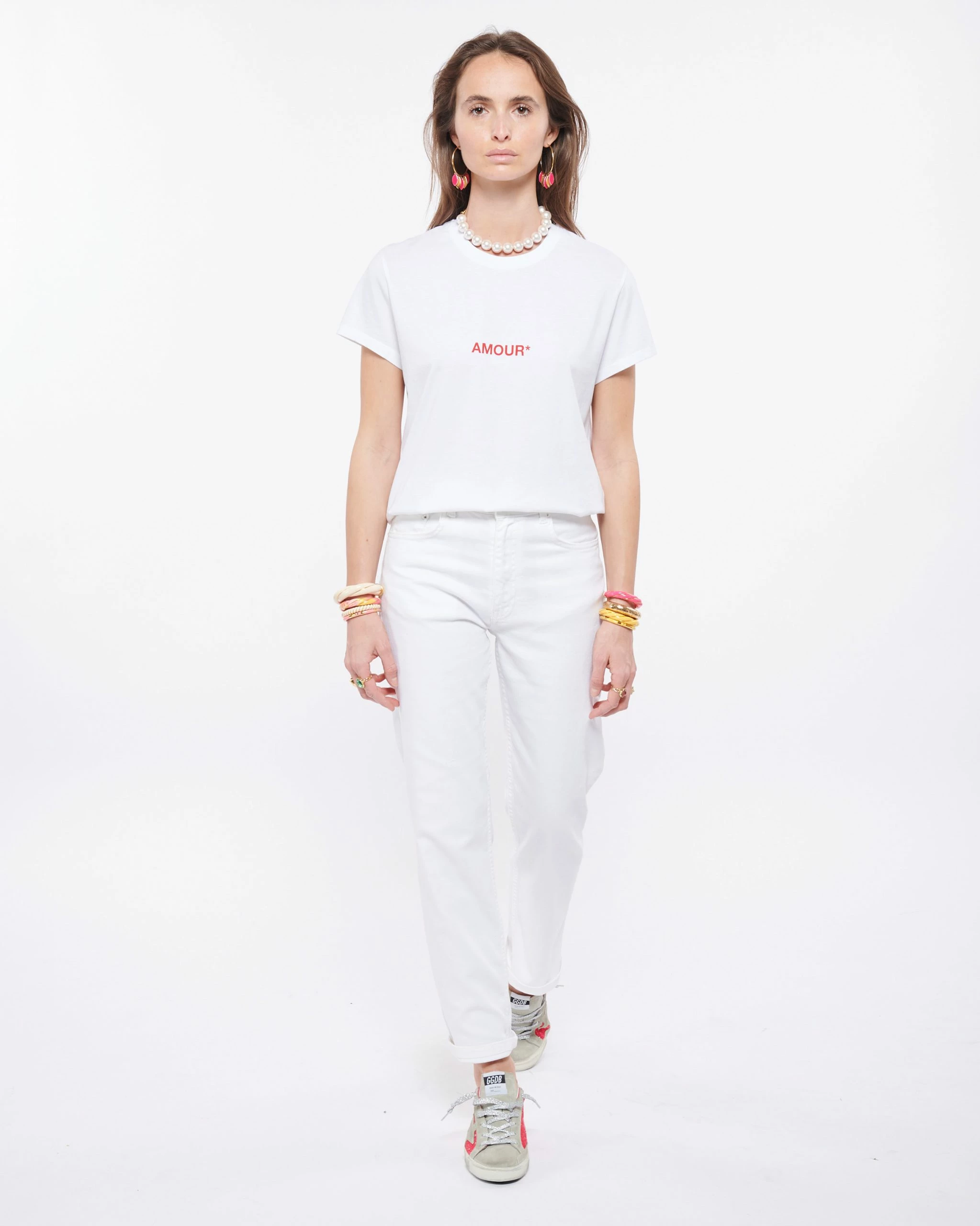 VANESSA BRUNO Jean Timael Coton Denim Blanc 3 VANESSA BRUNO Jean Timael Coton Denim Blanc - Image 3