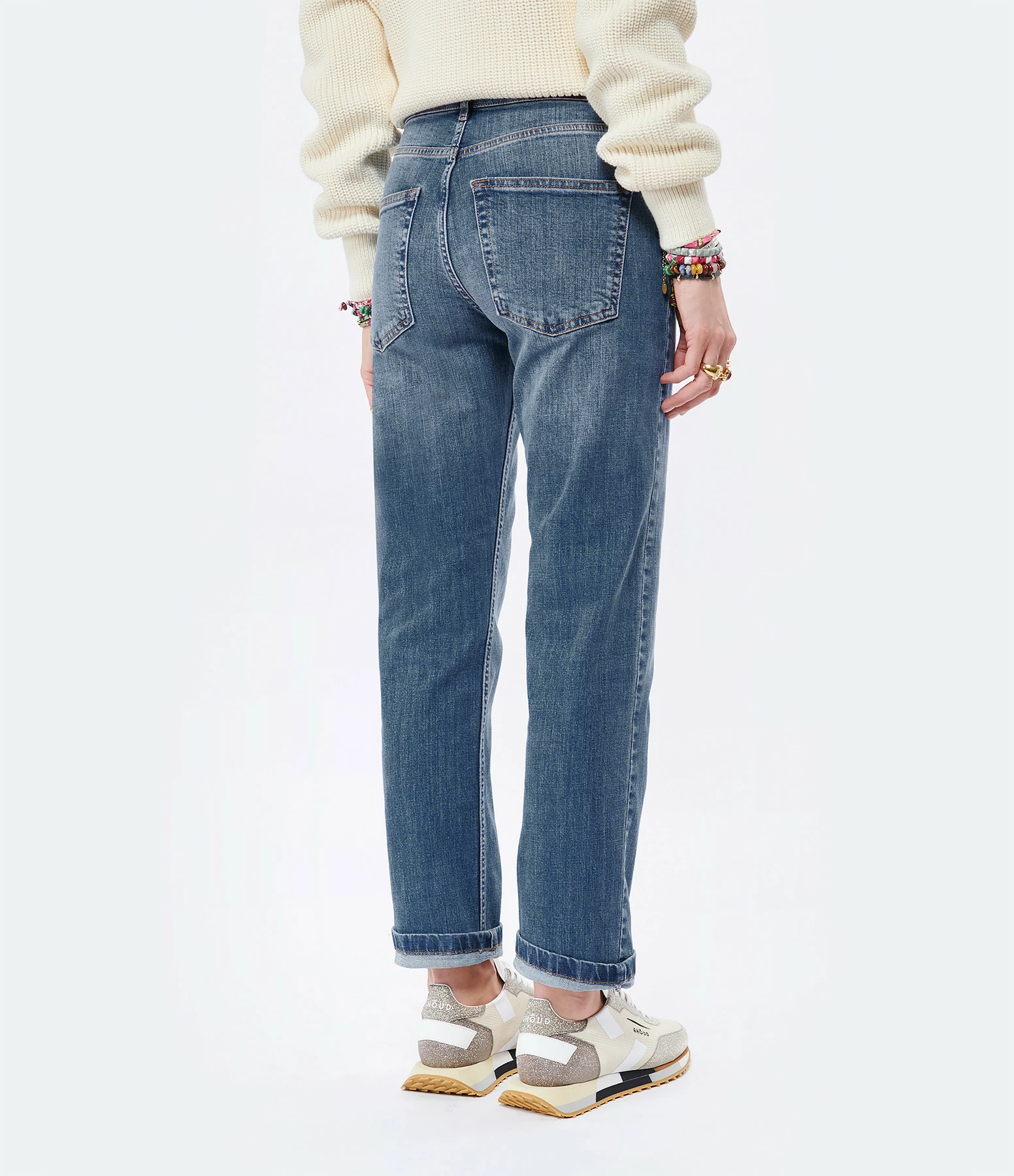 VANESSA BRUNO Jean Timael Denim Indigo Clair 5 VANESSA BRUNO Jean Timael Denim Indigo Clair - Image 5