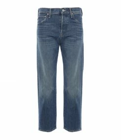MOTHER Jean The Ditcher Crop Denim Running With Scissor