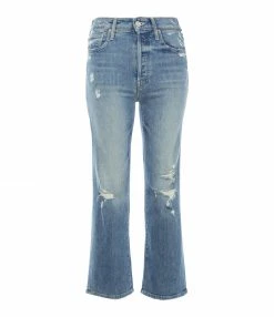 MOTHER Jean The Rambler Ankle Denim Holy Melancholy