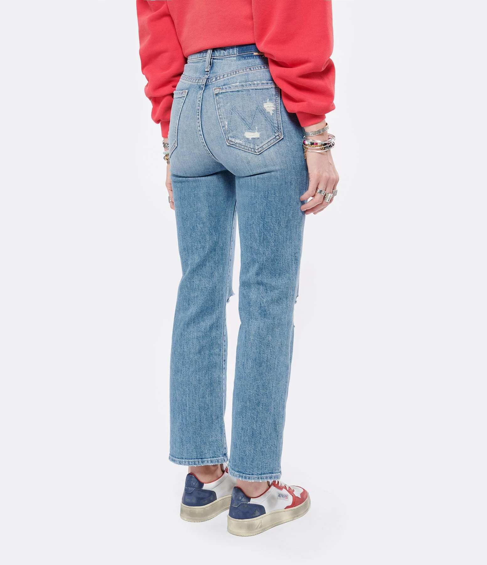 MOTHER Jean The Rambler Ankle Denim Holy Melancholy 5 MOTHER Jean The Rambler Ankle Denim Holy Melancholy - Image 5