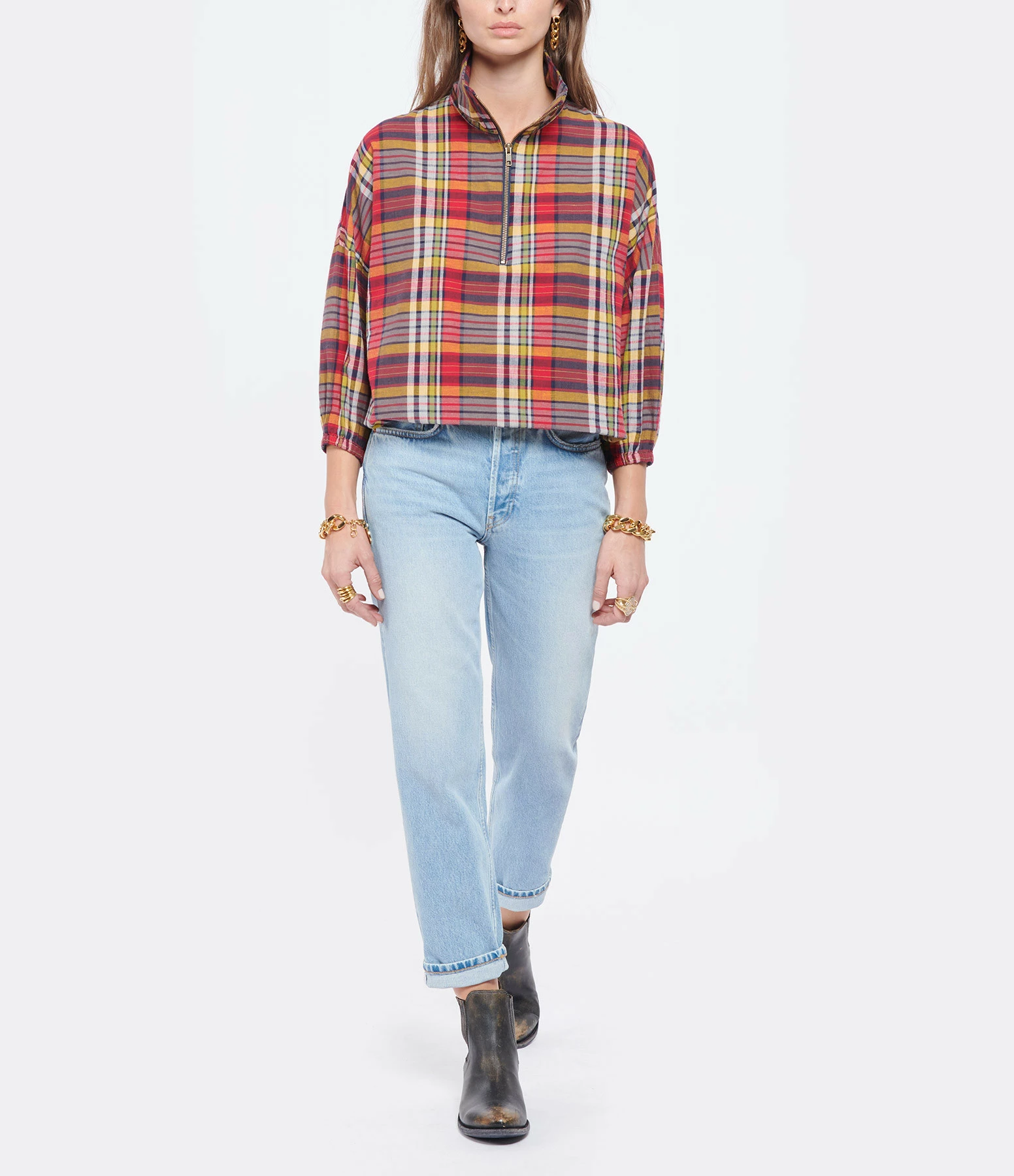 RE/DONE Jean 70s Stove Pipe Denim Worn In Naf 3 RE/DONE Jean 70s Stove Pipe Denim Worn In Naf - Image 3