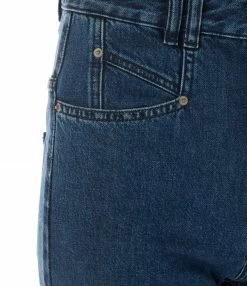 Alternative view of ISABEL MARANT Jean Nominica Coton Bleu Navy