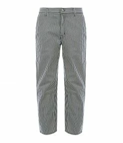 NILI LOTAN Jean Carpenter Rayures Naturel Bleu Nuit