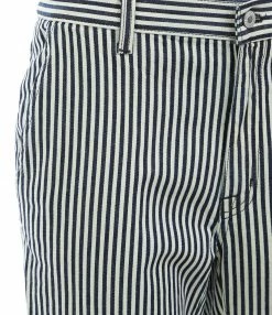 Alternative view of NILI LOTAN Jean Carpenter Rayures Naturel Bleu Nuit