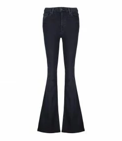 HUDSON JEANS Jean Holly High Rise Flare Denim Noir
