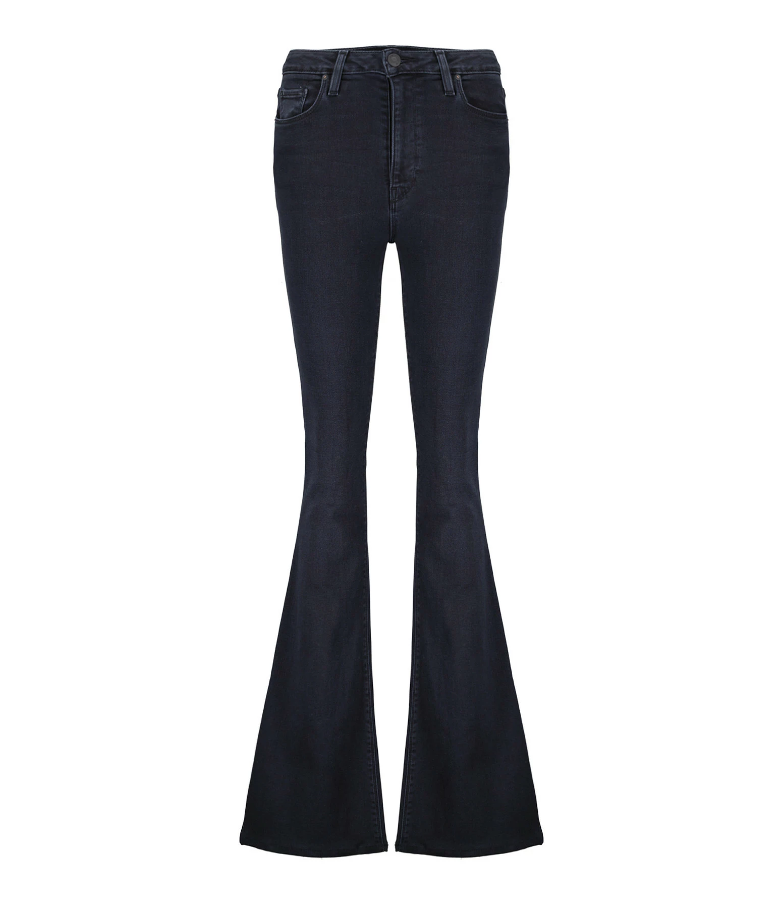 HUDSON JEANS Jean Holly High Rise Flare Denim Noir 1 HUDSON JEANS Jean Holly High Rise Flare Denim Noir
