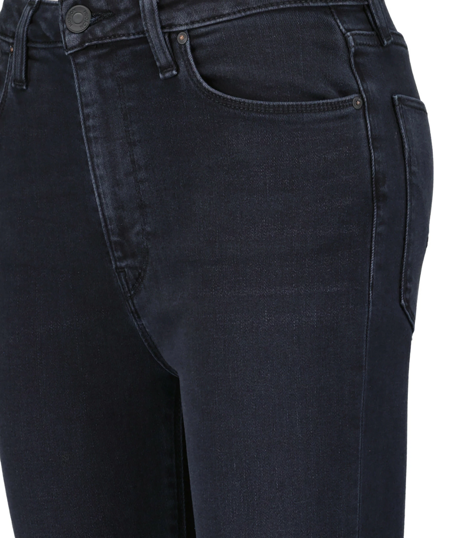 HUDSON JEANS Jean Holly High Rise Flare Denim Noir 2 HUDSON JEANS Jean Holly High Rise Flare Denim Noir - Image 2