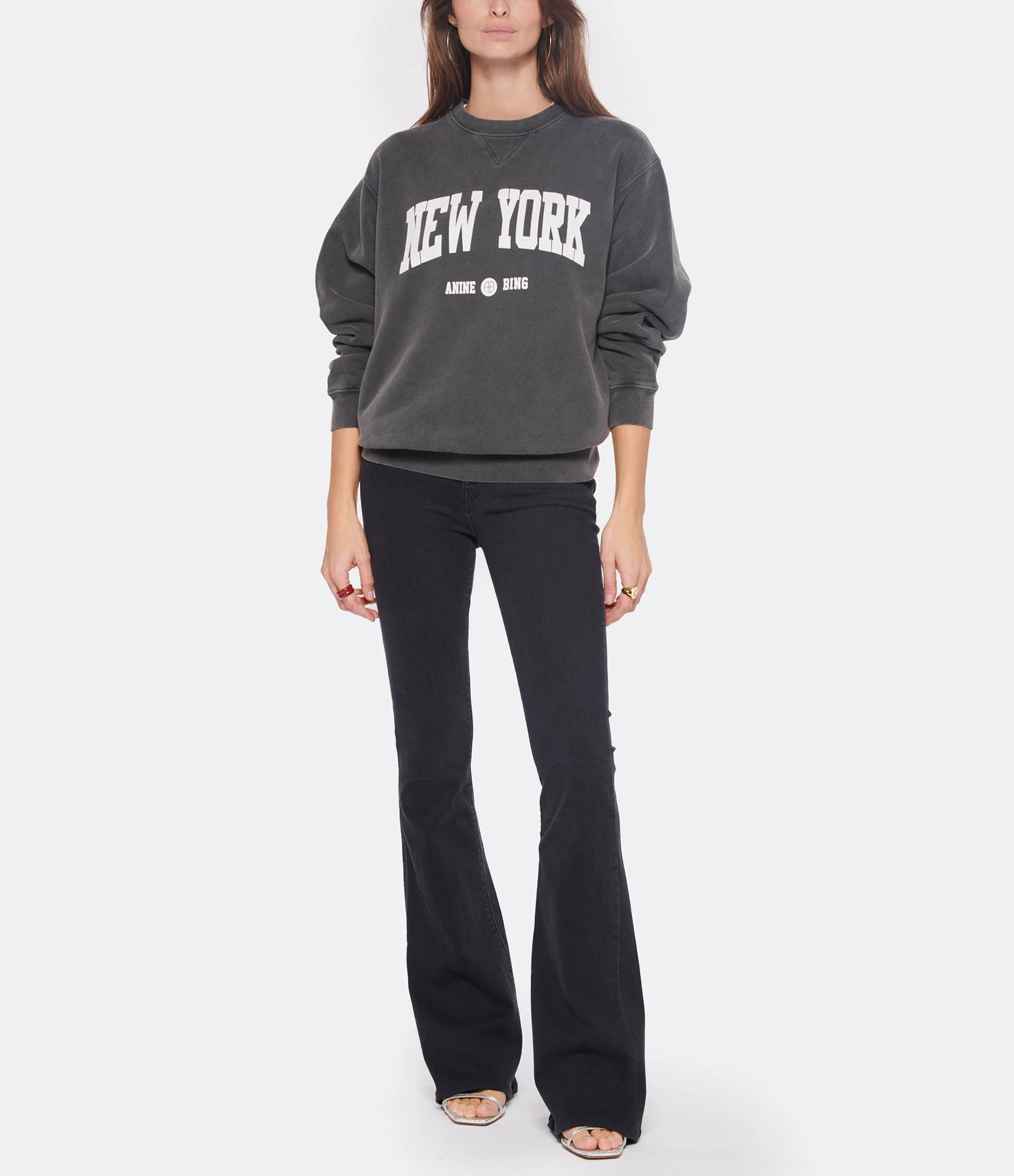 HUDSON JEANS Jean Holly High Rise Flare Denim Noir 6 HUDSON JEANS Jean Holly High Rise Flare Denim Noir - Image 6